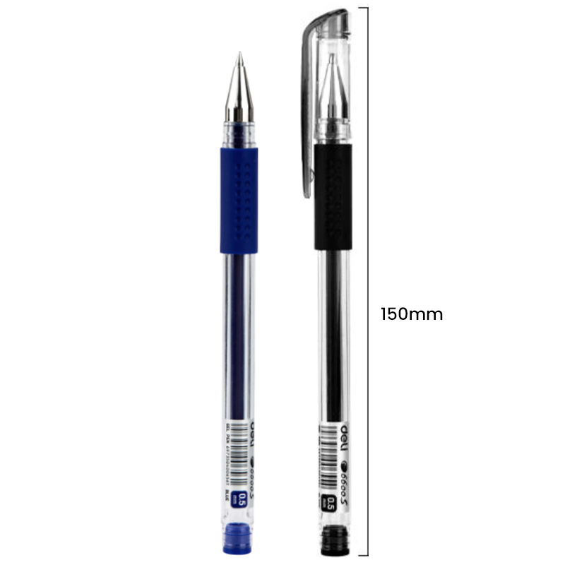 Deli Gel Pen E6600S -0.5mm Black