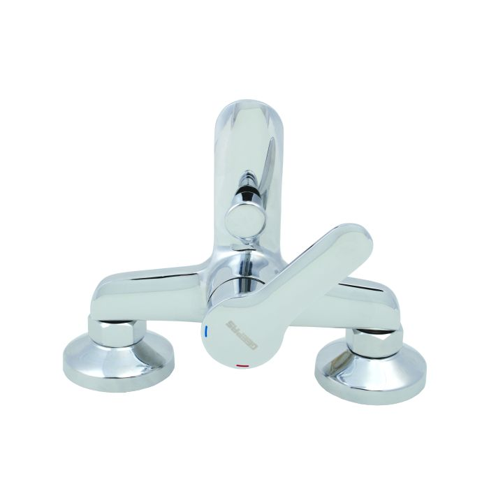 Geepas GSW61004 Bath Mixer With Shower Set With Three Function Switches, Power Showers For Bathrooms With Solid Metal Lever Handle
