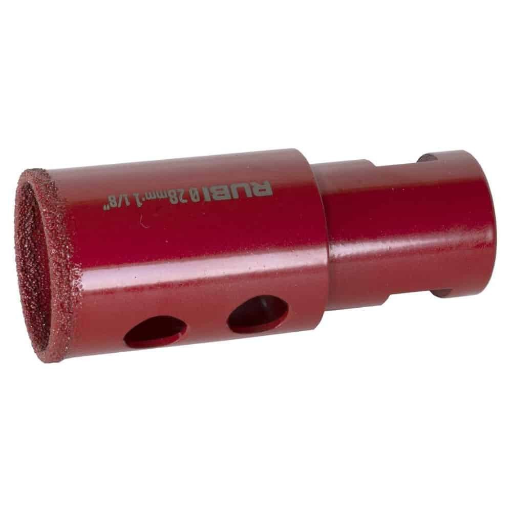 RUBI 06972 DRYGRES PREMIUM – 1 1/8 IN. DIAMOND TILE DRILL BIT (28MM)
