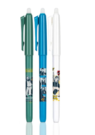 3Pcs DELI A656 Harry Potter Kawaii Erasable Gel Pen School Office Supplies Stationery Gift 0.5mm Black Blue Ink