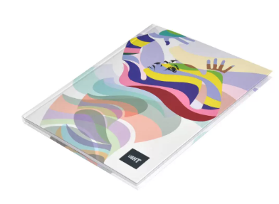 LIGHT Pack of 5 Hard Cover Notebook Single Line,10X8 Inches (25.4 X 20.32 cm),100 Sheets - LINB1081702