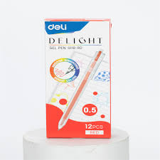 Gel pen automatic Deli Delight EG118-OR