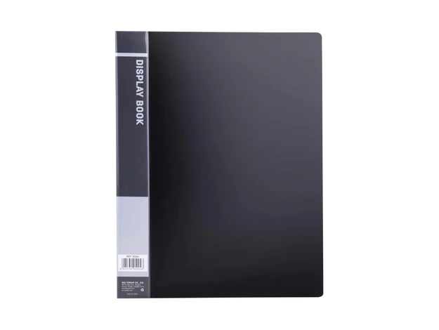Deli 5004 Clear Book A4 Assorted Colors 40 Pockets