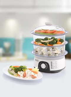 Food Steamer With 3 Tier And Timer 775.0 W HS6000-B5 White