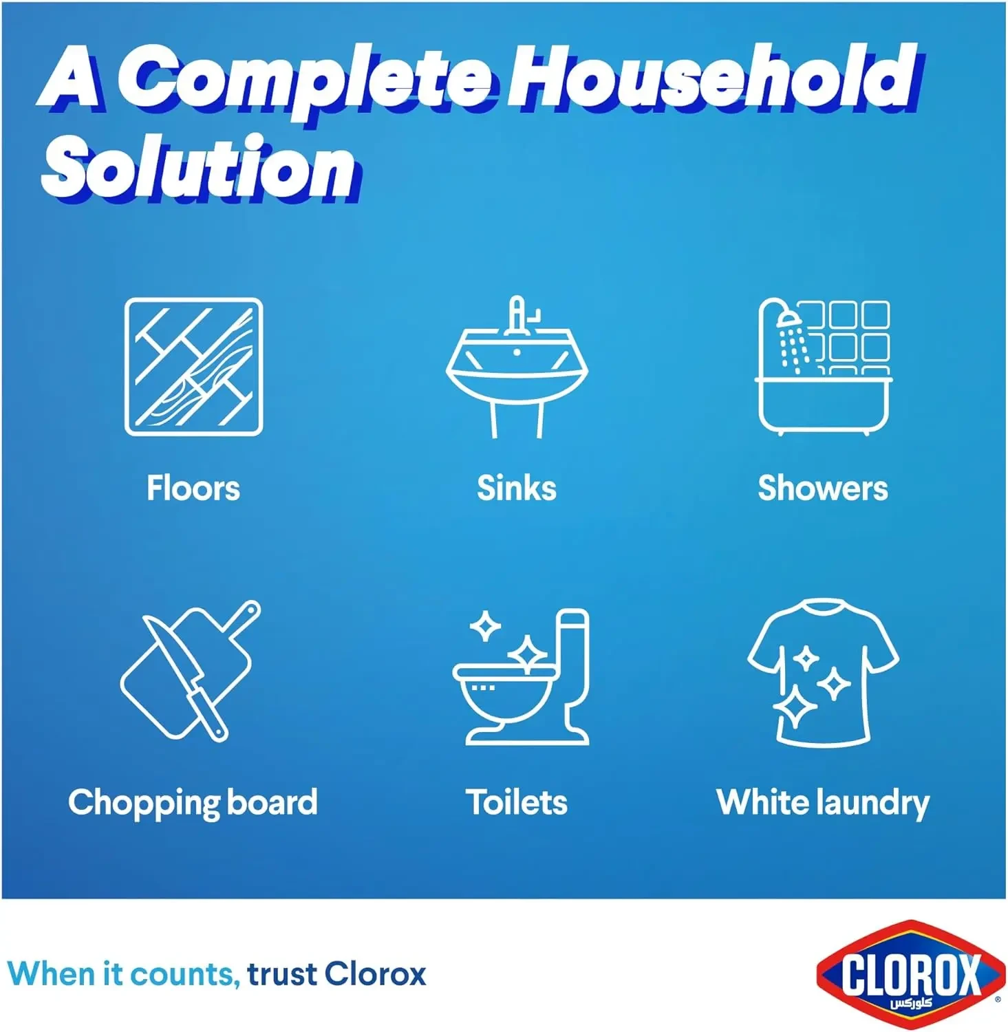 Clorox Original Liquid Bleach 3 x 2 x 3.78 Lt