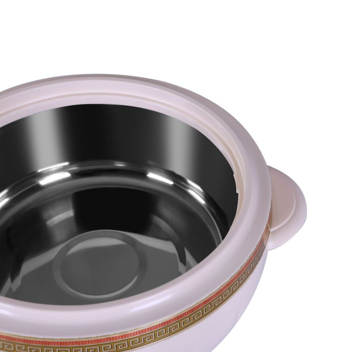 Royalford RF1640 2500 Ml Litre Classic Casserole - Thermal Casserole Dish - Double Wall Insulated Serving Dish With Lid - Thermal Food Storage Container - Stainless Steel Inner - Keeps Food Warm Or Co