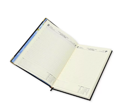 FIS Executive Diary 2024 (Arabic/English) Bonded Leather, Cover Black - FSDI88AEB24BK