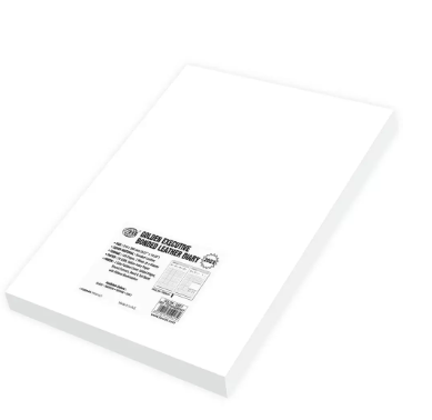 FIS 2023 Golden Executive Diary (English) Bonded Leather 1-Side Padded Grey - FSDI35EGB23GY