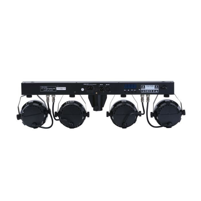 Geepas LED Lighting Bar - 48 Pcs RGBW In 4 Led Tripod Stand Energy Saving | Auto DMX512 | Long Life LED Hours | 2 Years Warranty