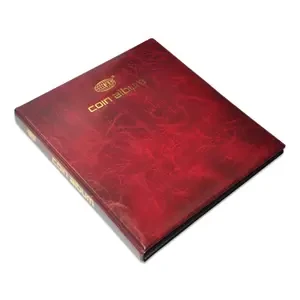 FIS Coin Album 230x270mm, Maroon - FSHOCO12
