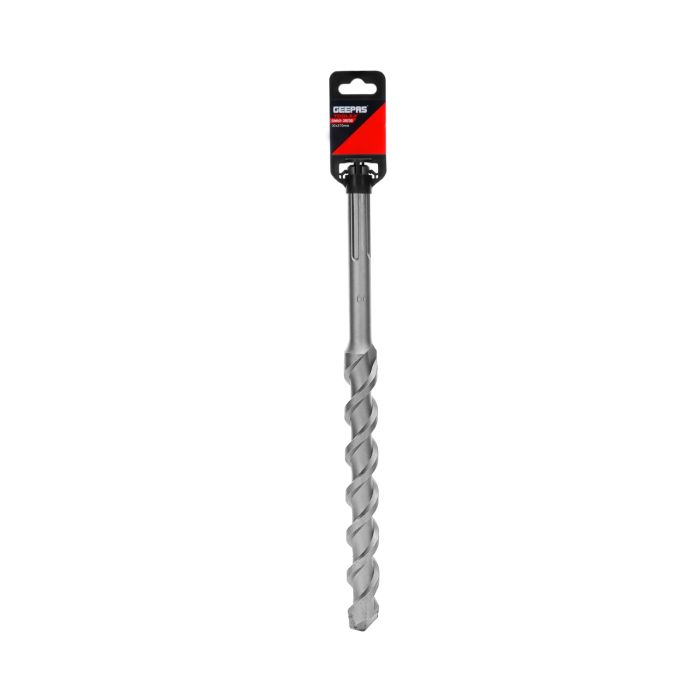 Geepas SDS Max Drilling Flute - Masonry Drill Bit Spiral Flute Rotary Masonry Drill | Ideal For Concrete, Wood & Other Soft Materials (D30xL370xWL200)