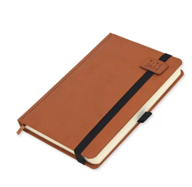 FIS Diary 2024 (Arabic/English) A5, Brown - FSDI84AE24BR