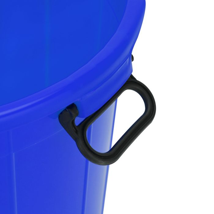 Plastic Drum With Lid, Laundry Hamper With Handles, RF10720 | 30L Washing Bin, Dirty Clothes Storage, Bathroom, Bedroom, Closet, Laundry Basket