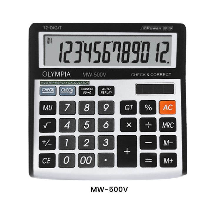 MW-500V Desktop Calculator Big Display