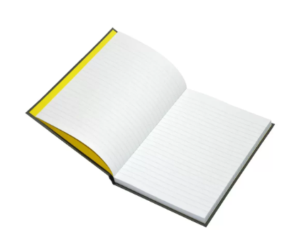 Light Hard Cover Notebook, Pack of 5 Pieces, Single Line, A5 Size, 100 Sheets - LINBA51806