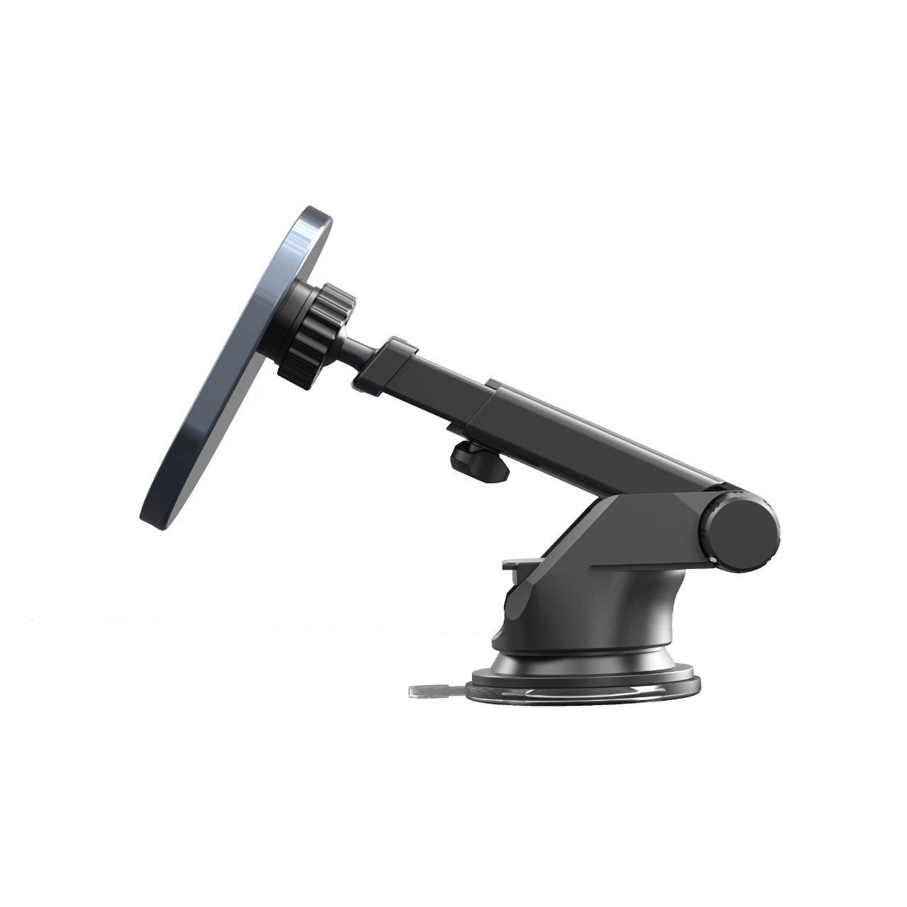 Green Transparent Magnetic Wireless Car Charger 15W - Black