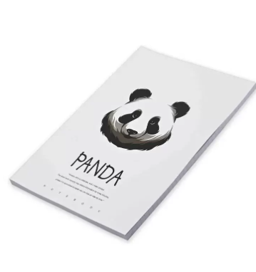 FIS Pack Of 8 Soft Cover Notebook, 96 Sheets A4 Panda Design 7 -FSNBSCA496-PAN7