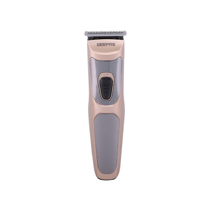Geepas Rechargeable Hair Clipper Battery 300 MAh - Precise Beard Styler With Fine Steel Head | Indicator Lights, Cordless Trimmer, 45 Minutes Working In Single Charge