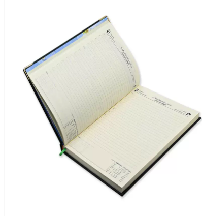 FIS Executive Diary 2023 (Arabic/English) Italian PU Padded, Cover Green - FSDI88AEP23GR