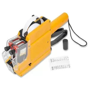 FIS Price/Date Label Machine 2-Line Printing, Yellow - FSPX05YL