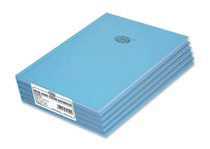 5-Piece FIS Neon Hard Cover Notebook Single Line 9X7 Inch, 100-Sheets, Turquoise - FSNB97N220