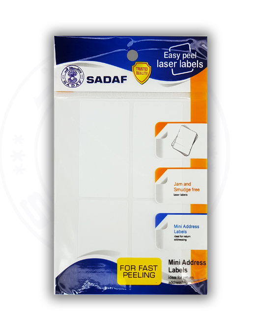 MULTIPURPOSE LABEL WHITE 36X72MM-10SHEETS/PKT-PD-81