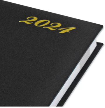 FIS Agenda Diary 2024 (English) Black - FSDI75EVN24BK