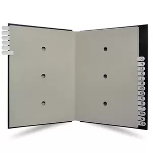 FIS Signature Book, Vinyl Material Cover, 20 Sheets (A-Z), Black Color, 240 x 340 mm - FSCLA-Z