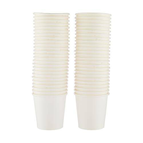 Heavy Duty White Single Wall Paper Cups