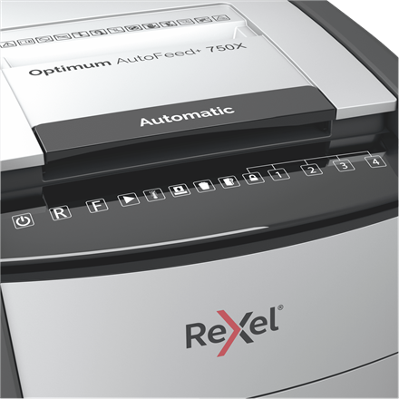Rexel Optimum AutoFeed+ 750X Automatic Cross Cut Paper Shredder