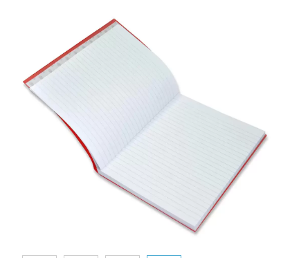 5-Piece FIS PVC Cover Notebook 9X7 Inch, 2-Quires Red - FSNB9X72QPVCRE