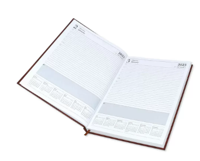 FIS Diary 2023 (English) Chocolate, A4 - FSDI41E23CH