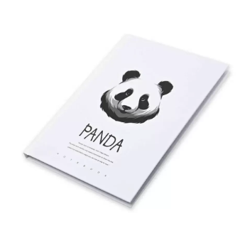 FIS Pack Of 5 Hard Cover Notebook, 96 Sheets A4 Panda Design 7 -FSNBHCA496-PAN7