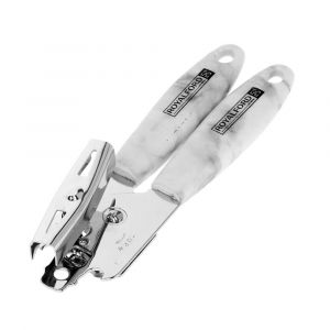 Royalford Portable 3 In 1 Can Opener - Stainless Steel - White