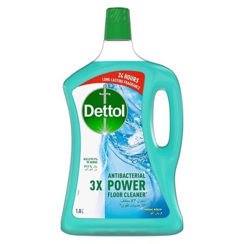 Dettol 3x Power Antibacterial Floor Cleaner Aqua Fresh 1.8L