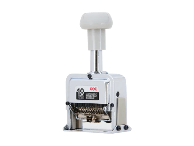 DELI 7510 Numbering Machine, 50.5x32.5x19.5cm, 10 digits