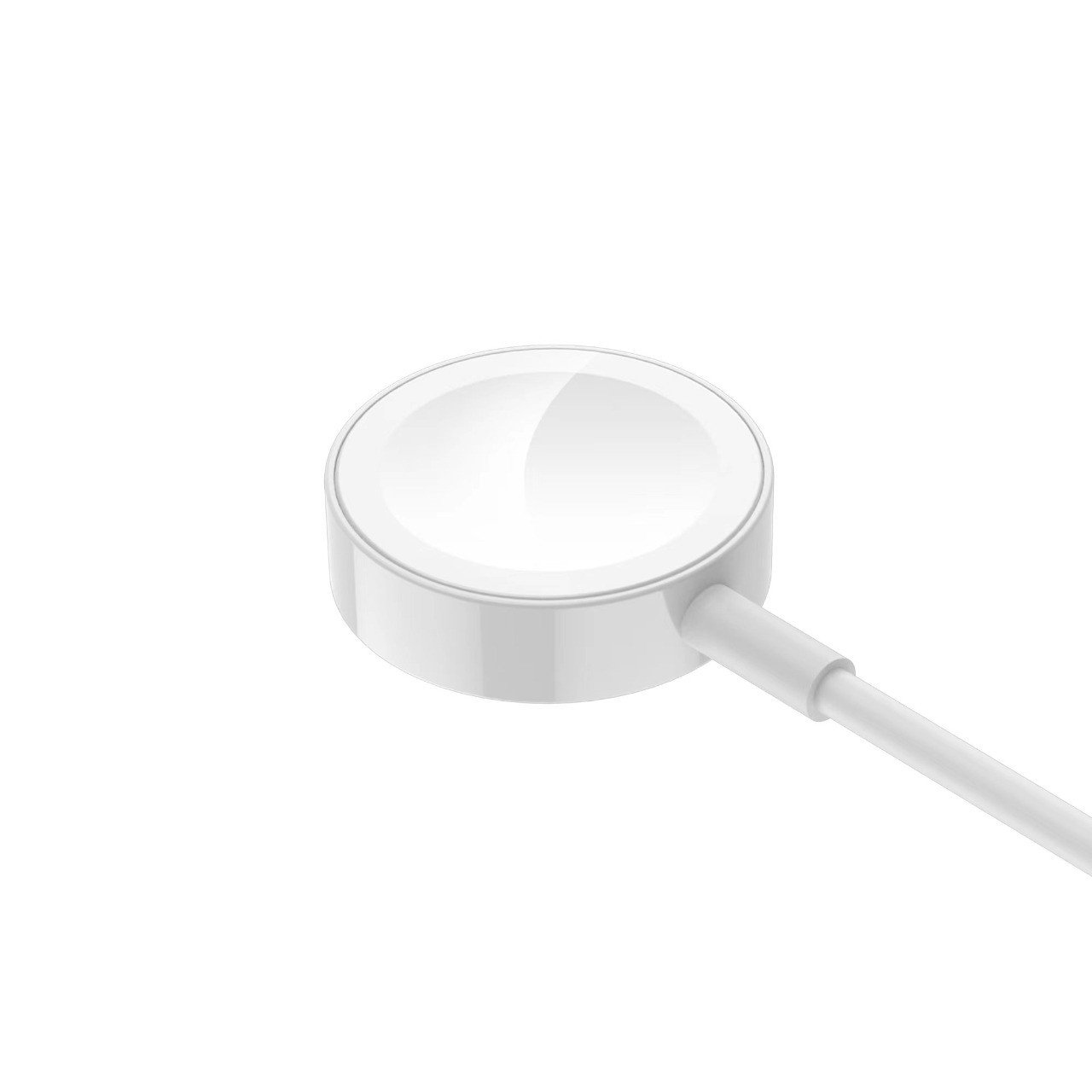 Green 2 in 1 Magnetic Wireless Charging Cable 1.1M 10W for iWatch - White