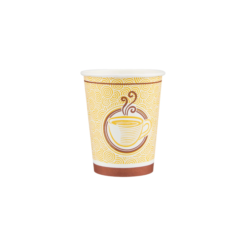 9 Oz Printed Single Wall Paper Cups 1000 Pieces