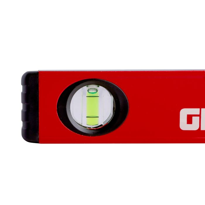 Geepas 16’’ Spirit Level - Small, Unbreakable Heavy-Duty Magnetic Torpedo Level With 3 Level Bubbles - Shock Resistant - Pocket Size, Hanging Hole - Scaffold Level For Builders & Construction Site