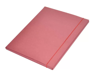 FIS Document Bags With Elastic Band & Pen Holder, Maroon Color, F/S (210 x 330 mm) Size - FSBD1112MR