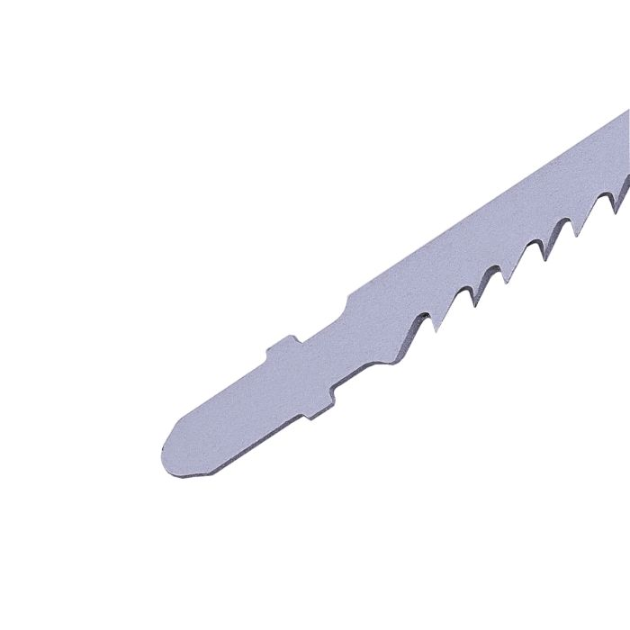 Geepas 5Pcs Jigsaw Blades - Carbon Steel Blades With Extra Wide, 4.0mm Kerfs & 75mm Long, Fast Cutting Capacity | Compatible With All Brands Jigsaw