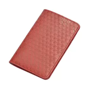 FIS Maroon Polyurethane For Unisex - Passport Wallet - FSGNMRD3