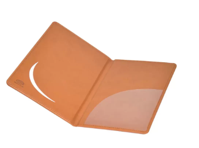 Bill Folders Brown Color, Italian PU Covers, Round Corners, 150 x 245 mm - FSCLBF16BR