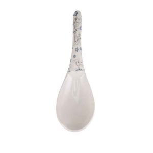 Royalford Melamineware 85" Rice Spoon Floral - Melamine - White