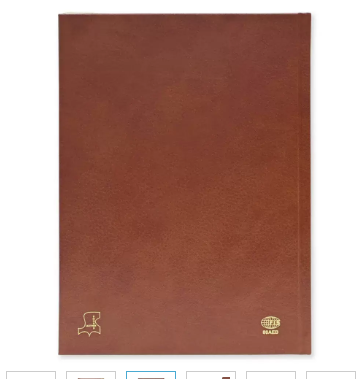 FIS Executive Diary 2024 (Arabic/English) Bonded Leather, Cover Brown - FSDI88AEB24BR