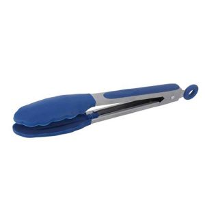 Royalford Food Tong - Silicon, Melamine - Blue - 35 CM