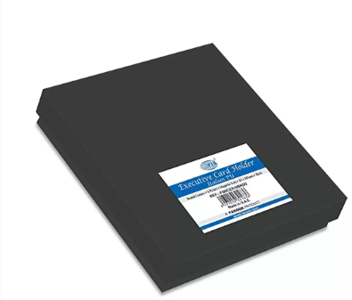 FIS Black Polyurethane For Unisex - Card & ID Cases - FSNCEX16BKD2