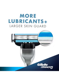 Mach3 Razor, With Blade, Silver/Black