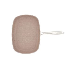 Korkmaz Granita Rectangular Grill Pan - Granite - Beige