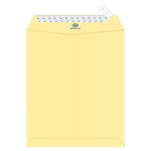 FIS Executive Laid Paper Envelopes Peel & Seal, Pack of 50 Pcs. Cream Color, 12 x 10 Inch, 100 GSM - FSEE1034PBCR50